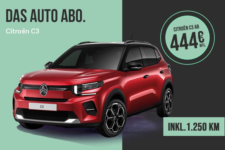 Citroen C3 Auto Abo K&W Mobility Wahl Group