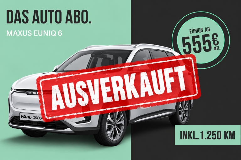 Maxus Euniq 6 Auto Abo Kw Mobility Wahl Group
